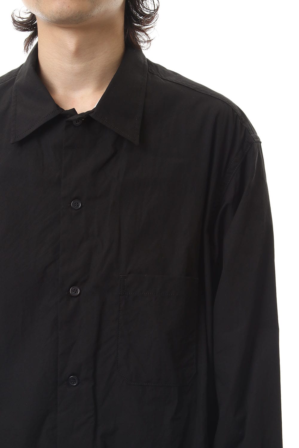 Open collar Broad cloth Blouse