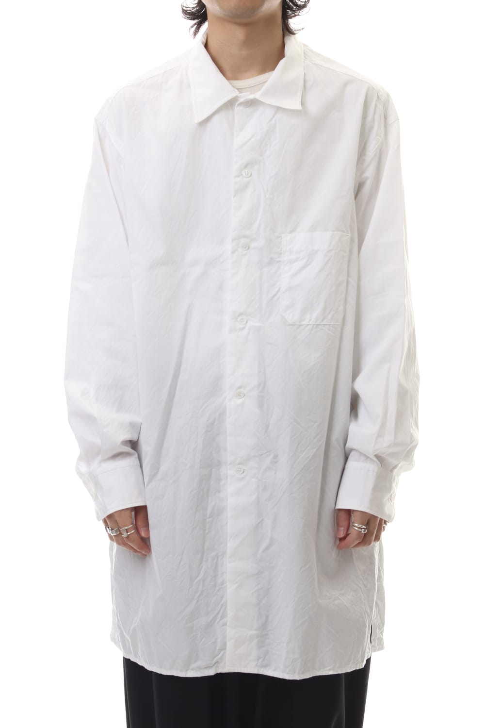 Open collar Broad cloth Blouse