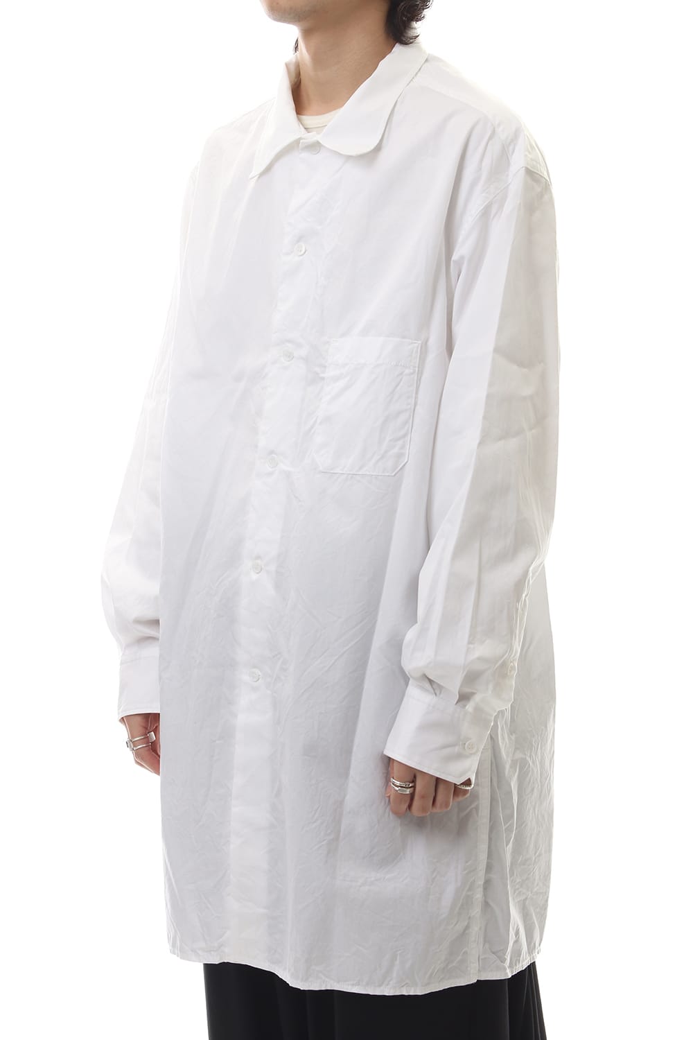 Open collar Broad cloth Blouse