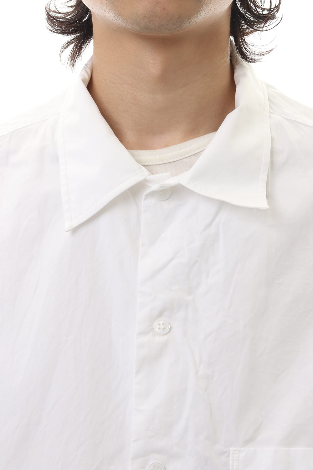 Open collar Broad cloth Blouse