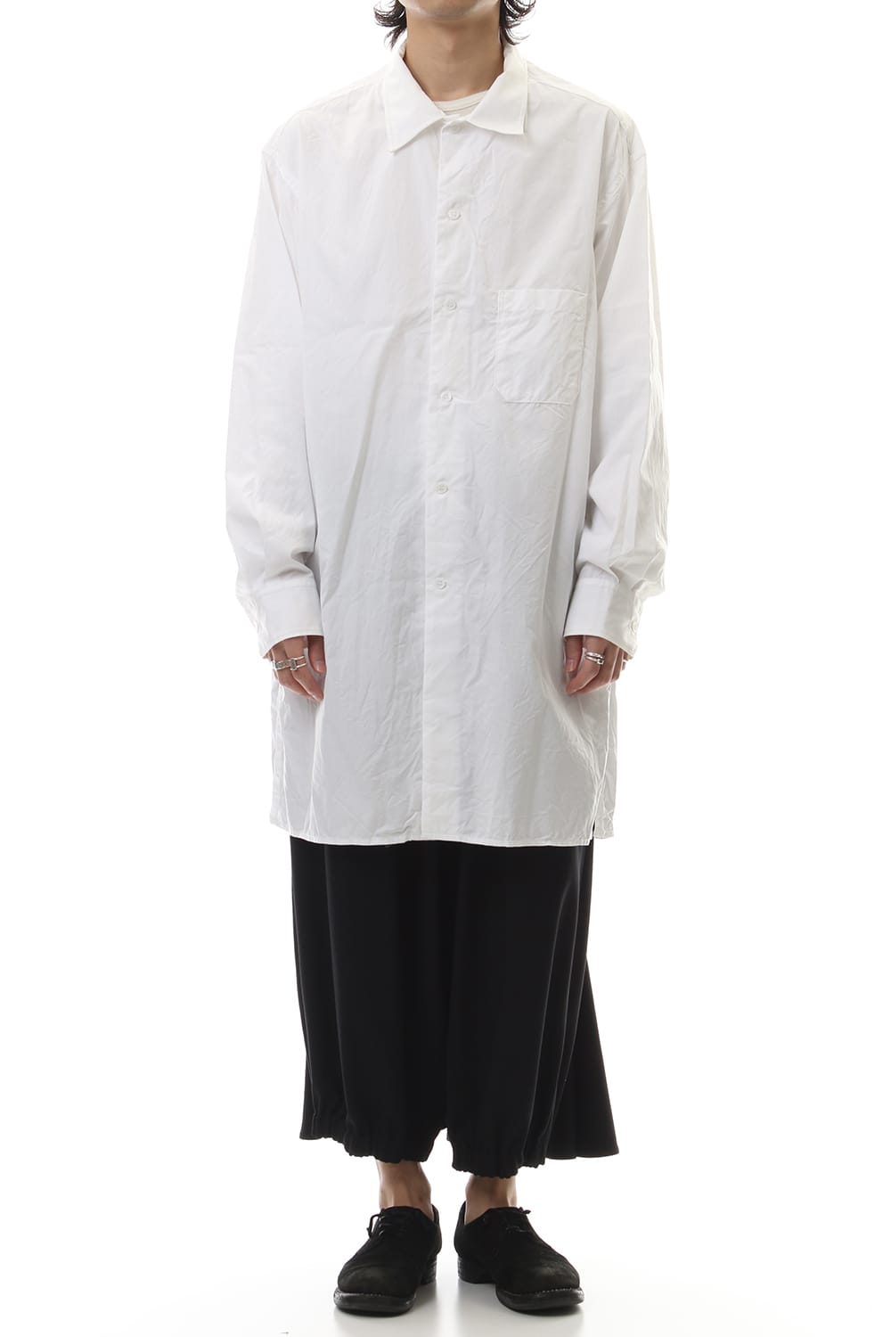 Open collar Broad cloth Blouse