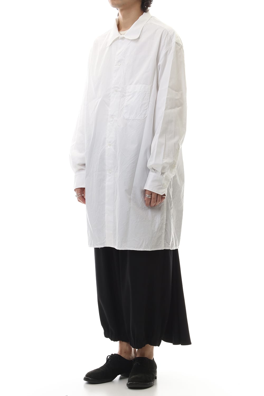 Open collar Broad cloth Blouse