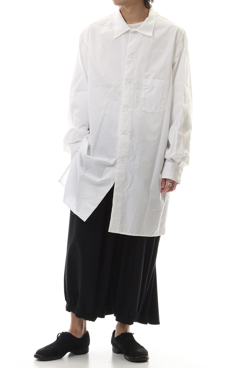 Open collar Broad cloth Blouse