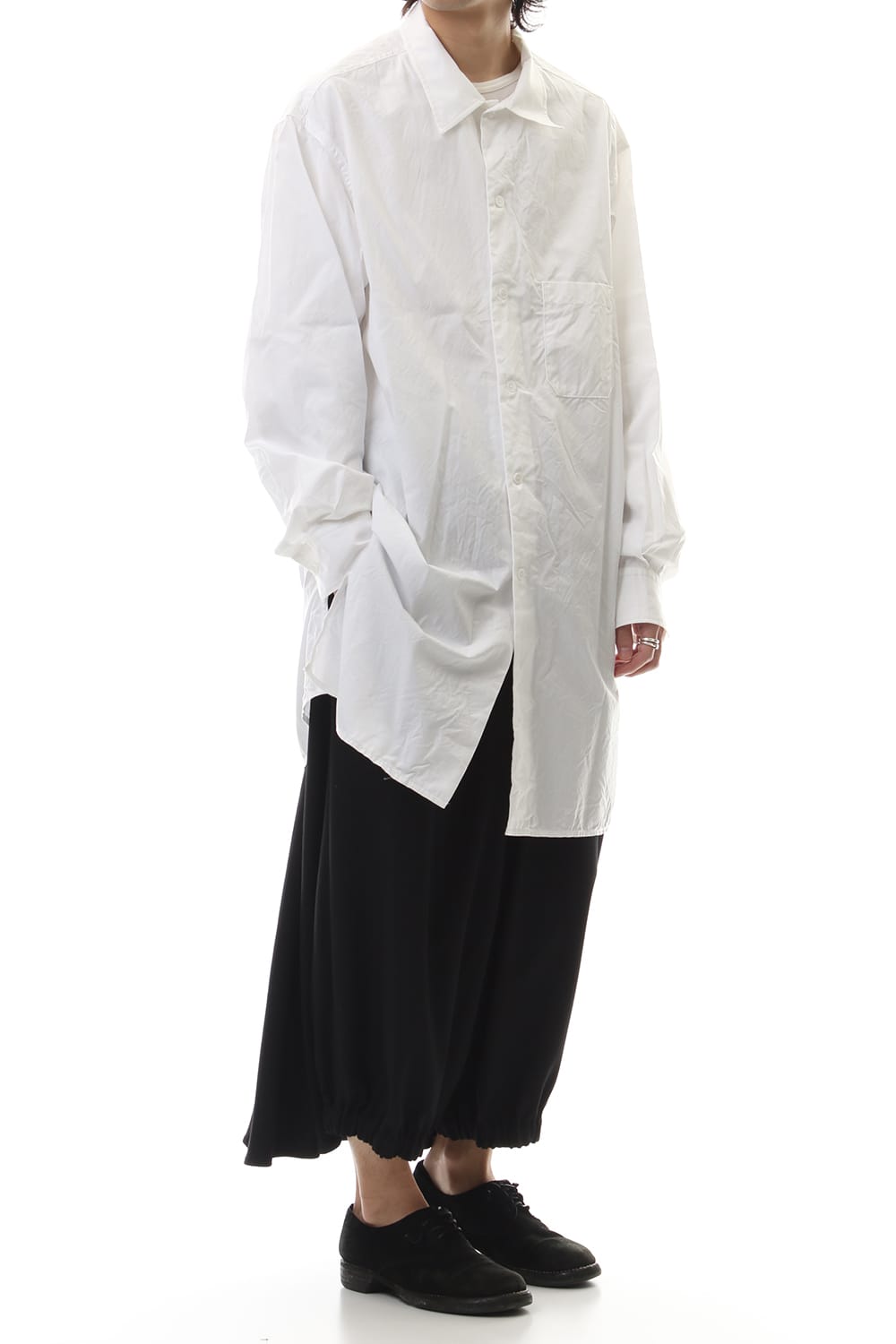 Open collar Broad cloth Blouse