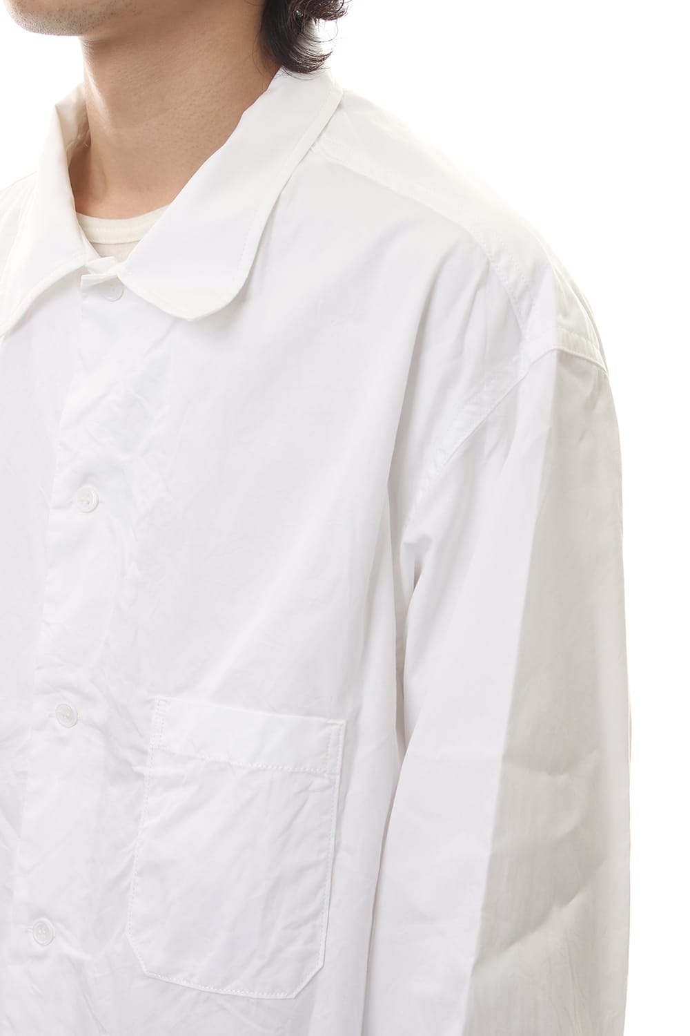 Open collar Broad cloth Blouse