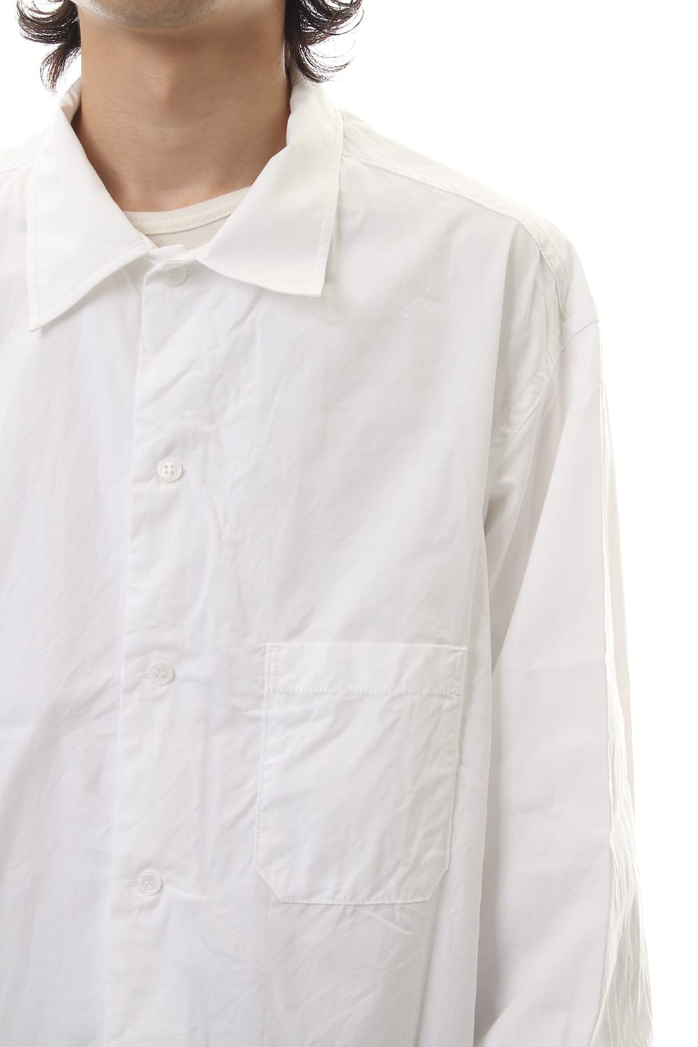 Open collar Broad cloth Blouse