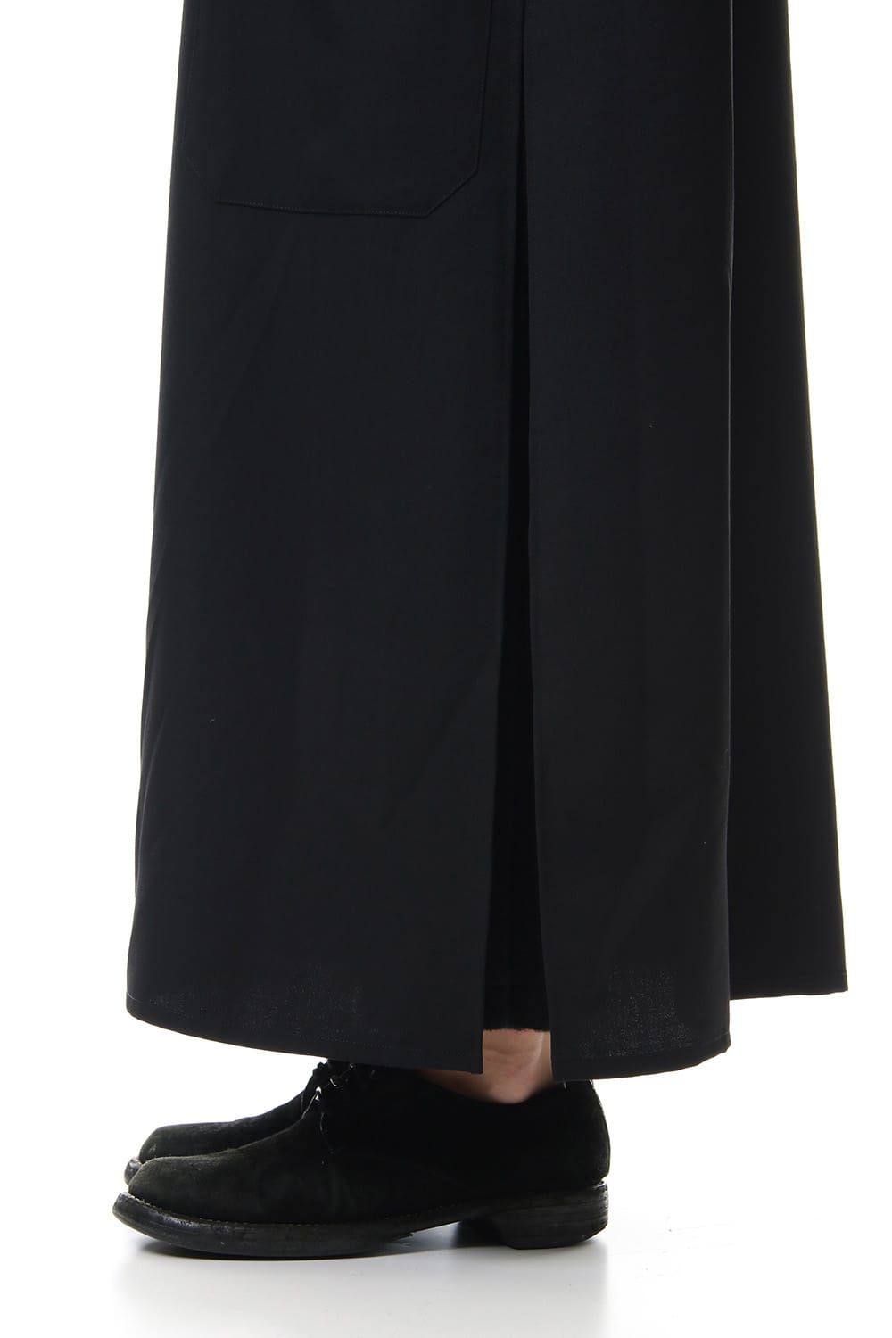 Gabardine Stand Collar Blouse