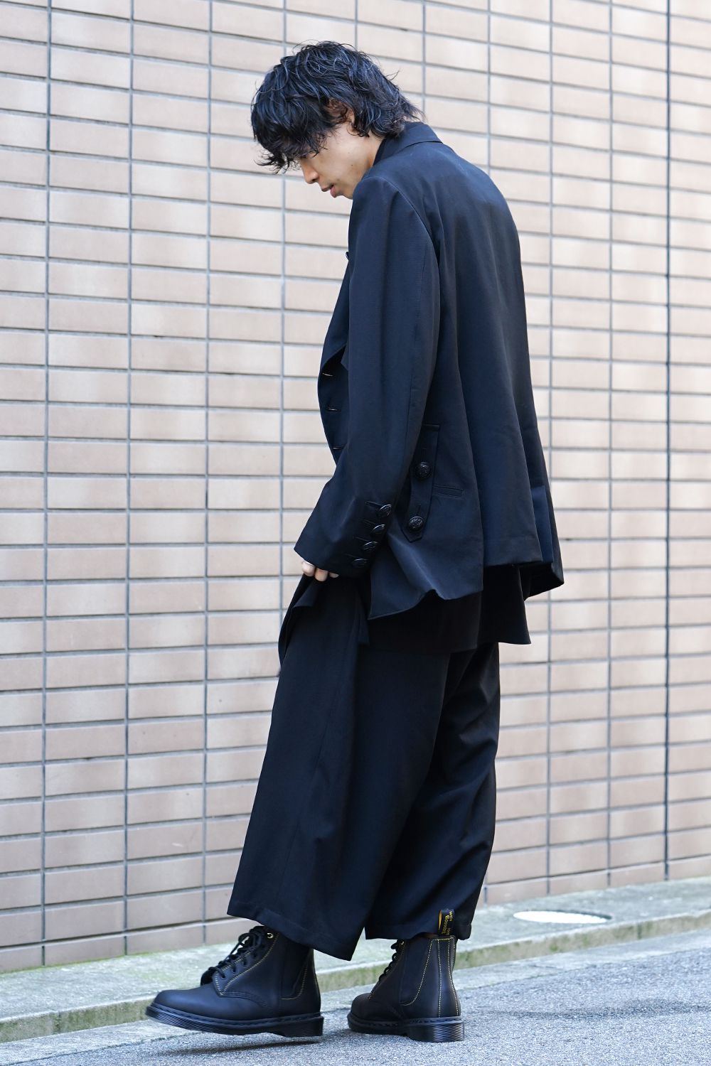 Gold Button Removable Collar Blouse