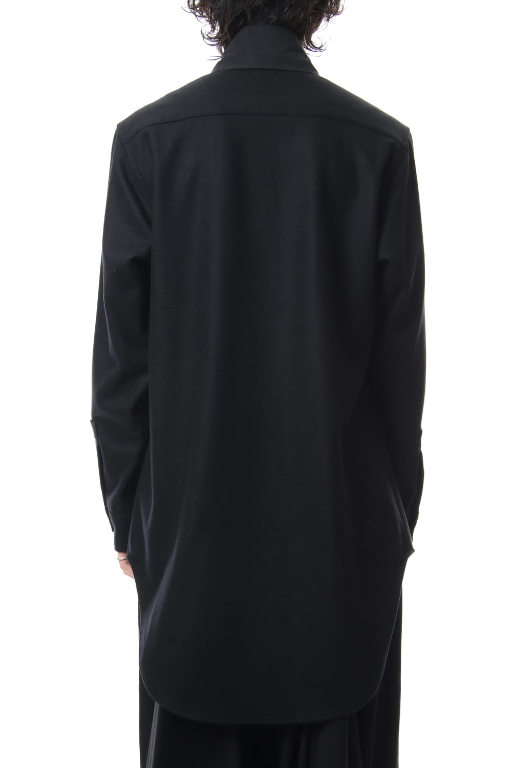 Scale EmbroideryScarf Collar Blouse