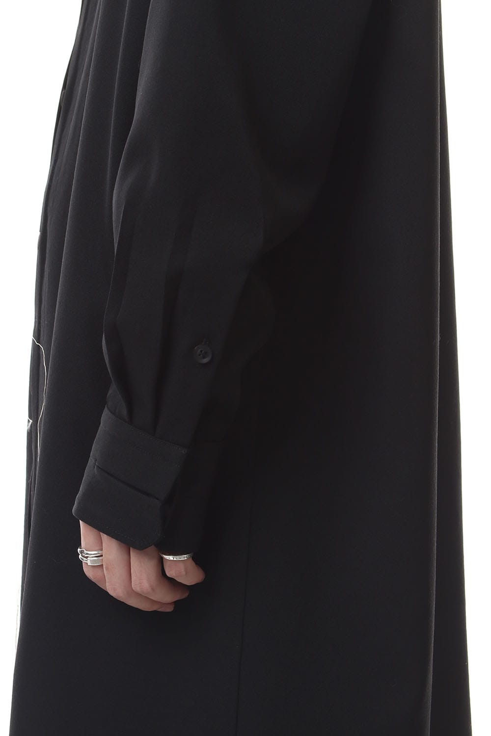 Fly front Long Blouse