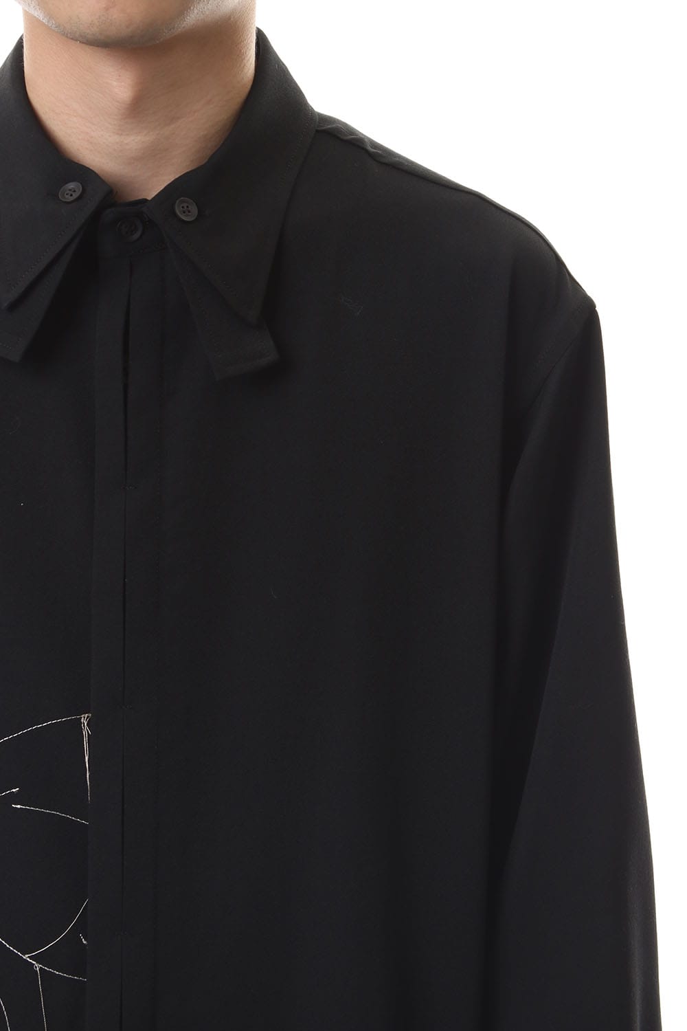 Fly front Long Blouse