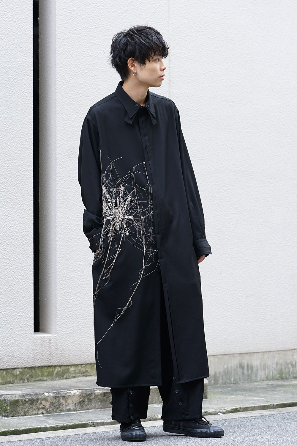 Fly front Long Blouse