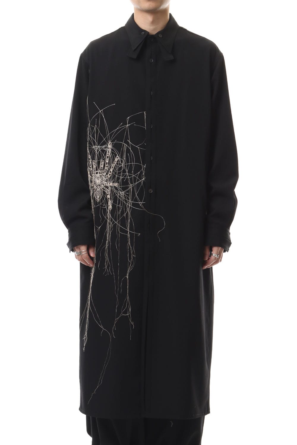 Fly front Long Blouse