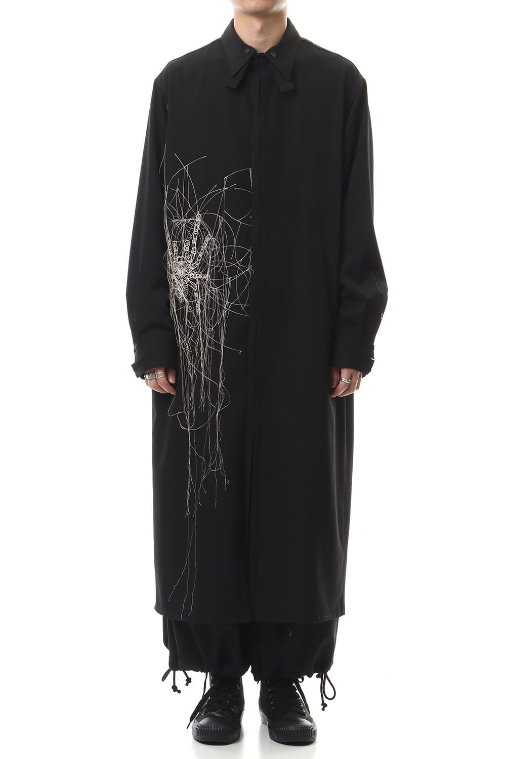 Fly front Long Blouse