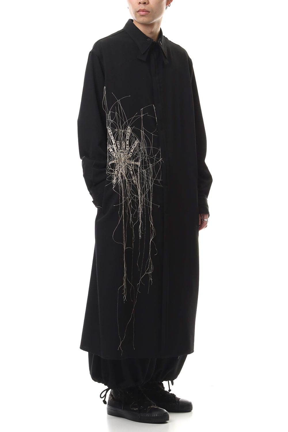 Fly front Long Blouse