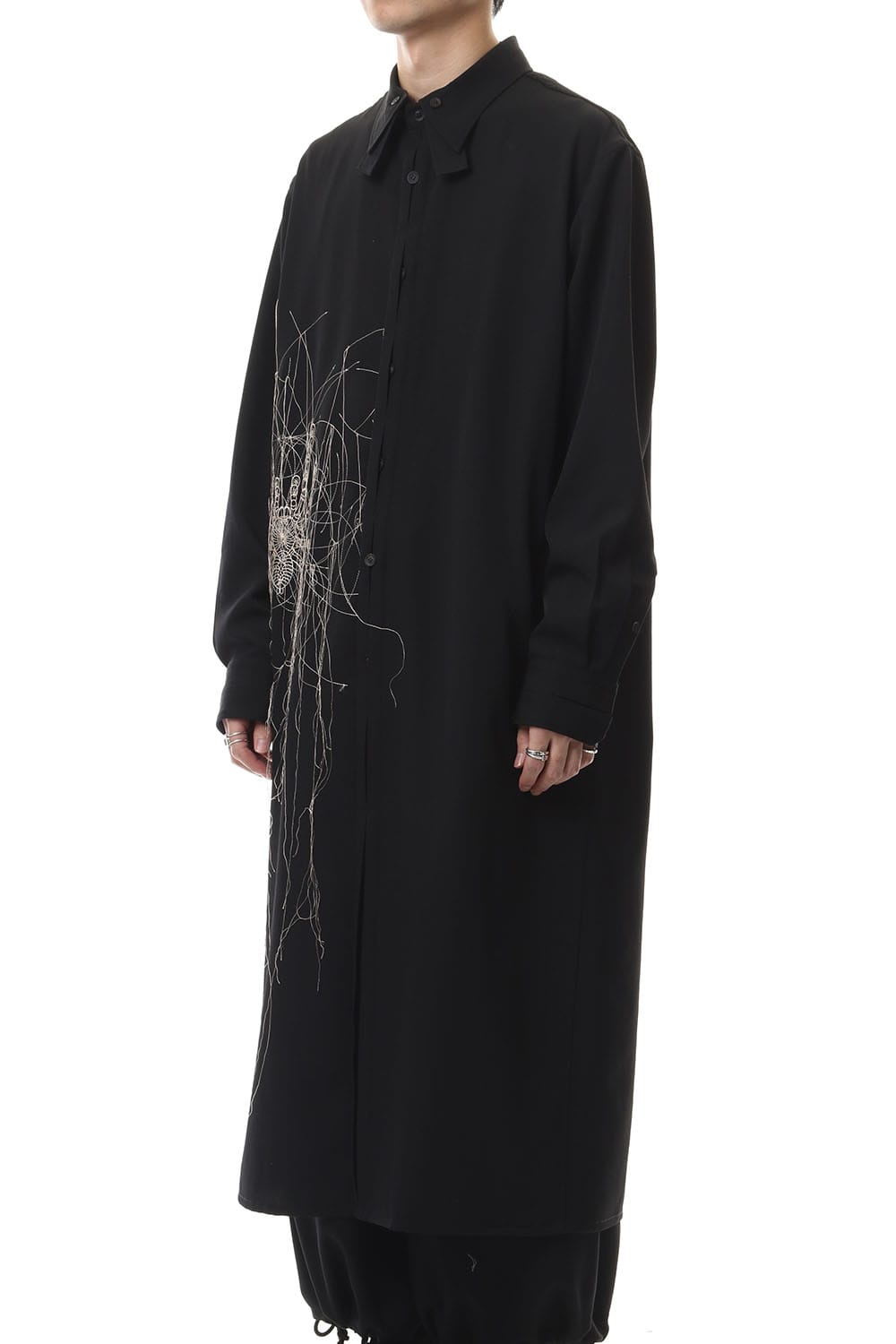 Fly front Long Blouse