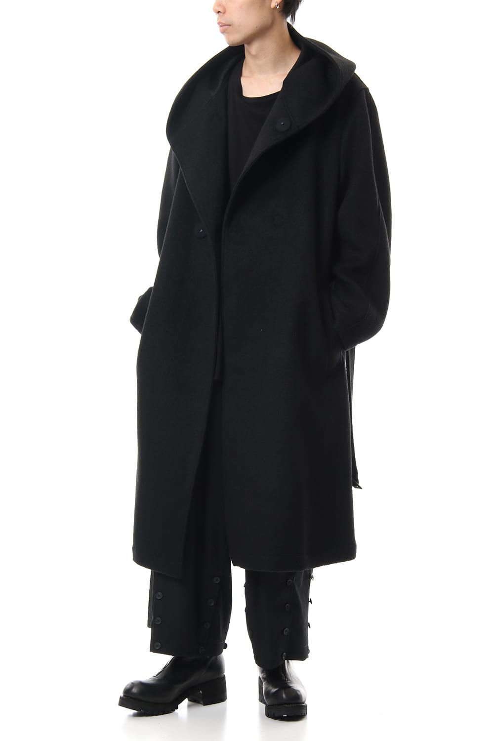 Double Breasted Hood Coat