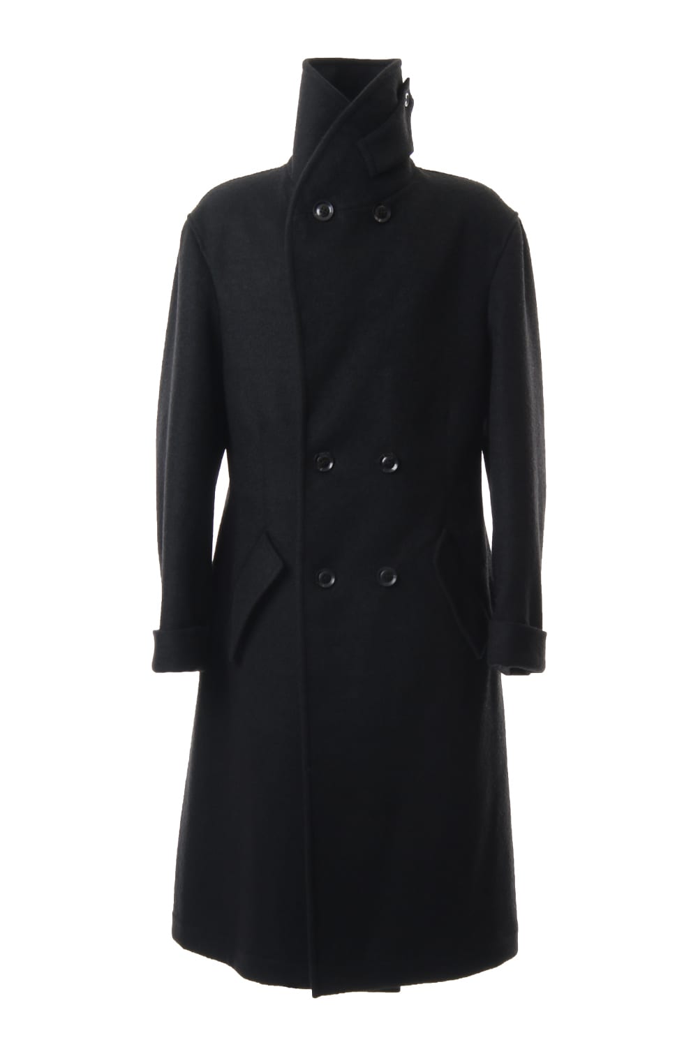 Double Breasted Shawl Collar Coat