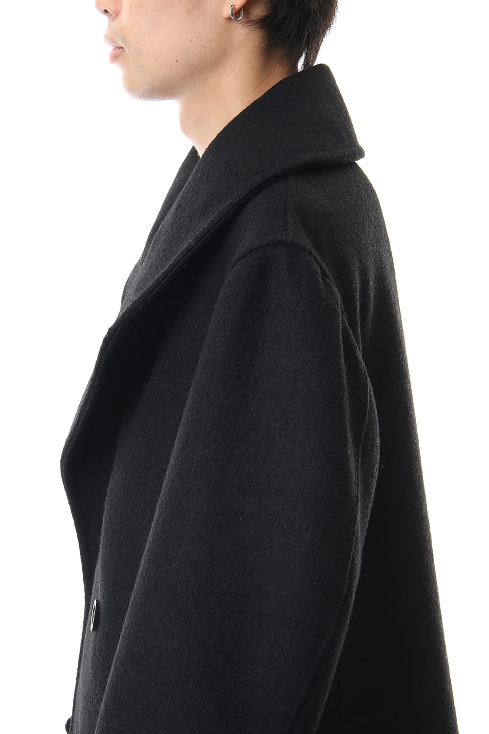 Double Breasted Shawl Collar Coat