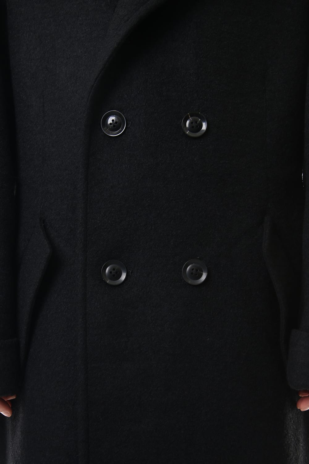 Double Breasted Shawl Collar Coat
