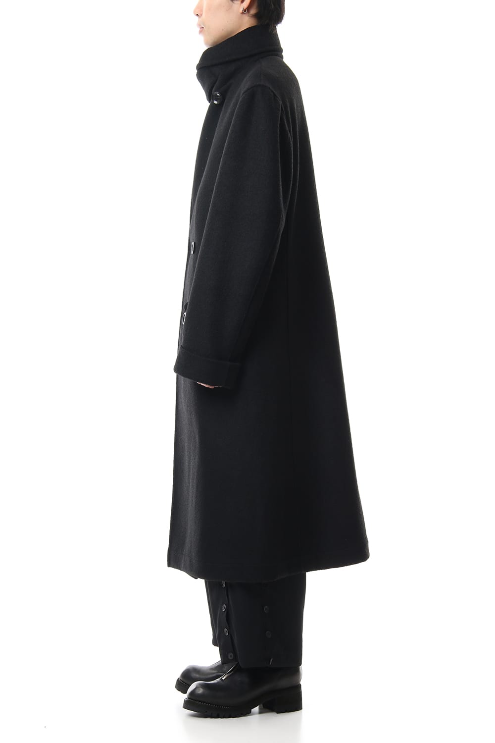 Double Breasted Shawl Collar Coat