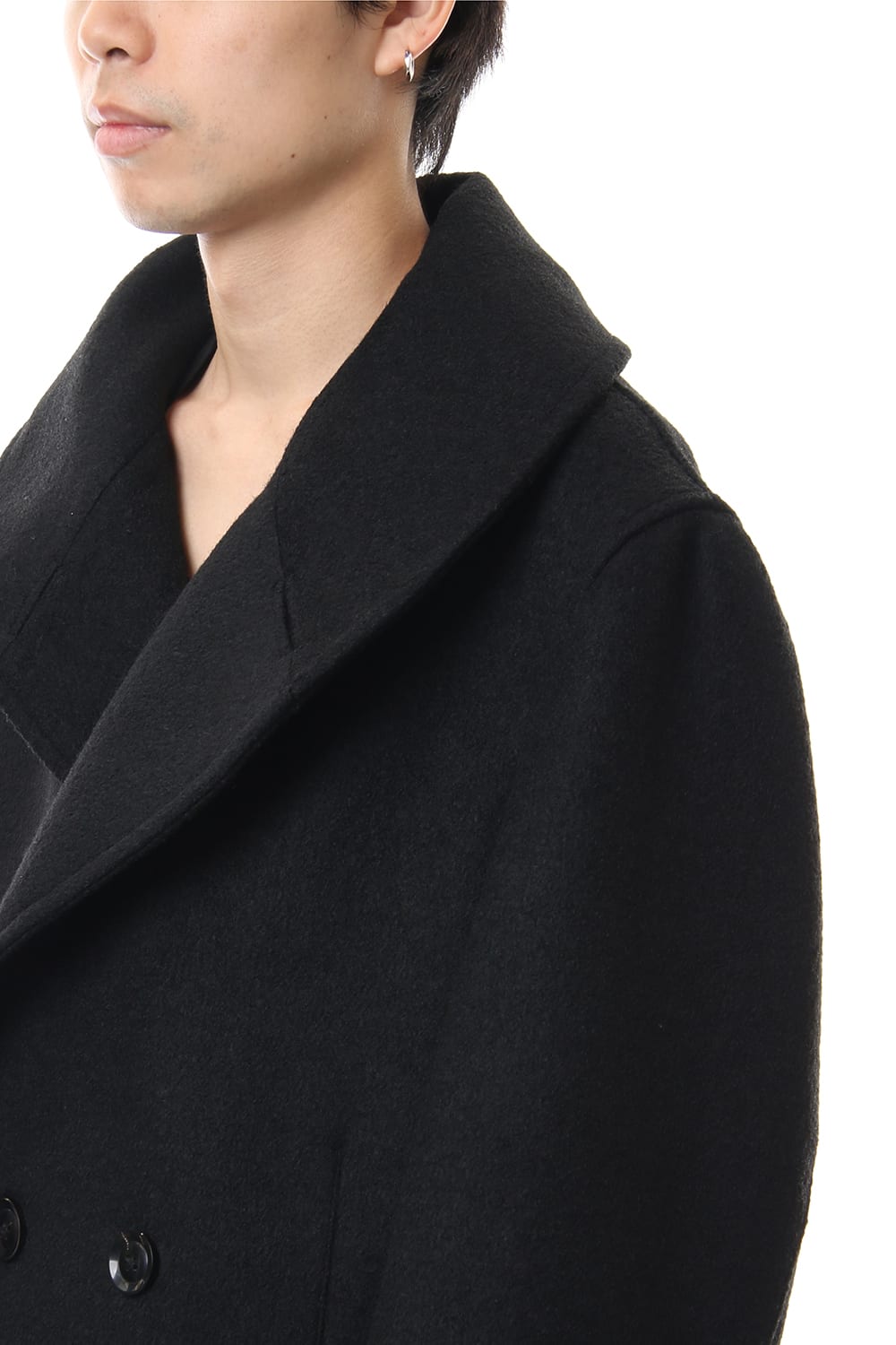 Double Breasted Shawl Collar Coat
