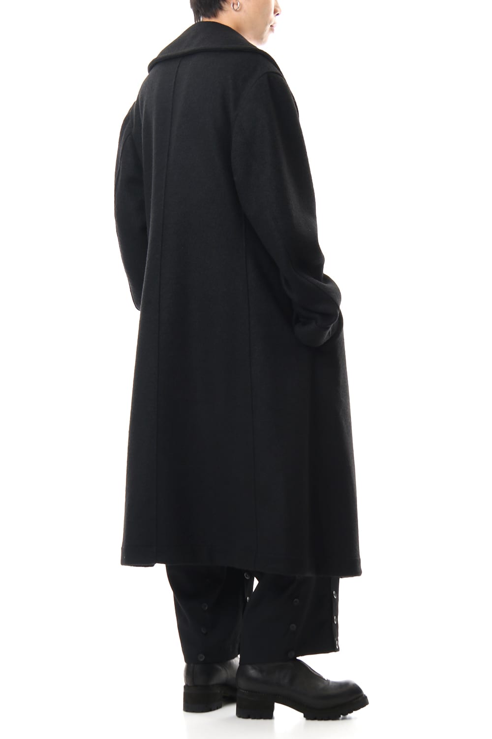 Double Breasted Shawl Collar Coat