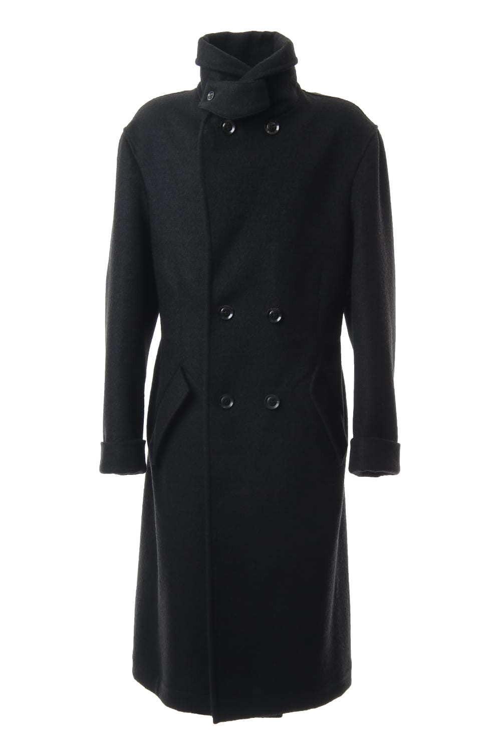 Double Breasted Shawl Collar Coat