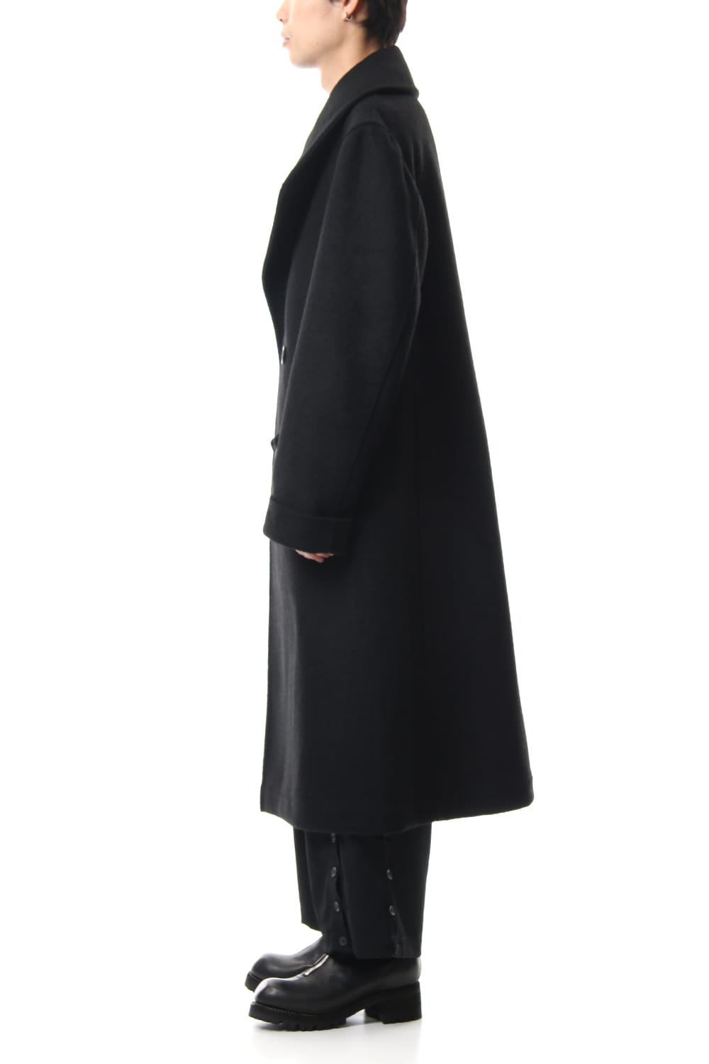 Double Breasted Shawl Collar Coat