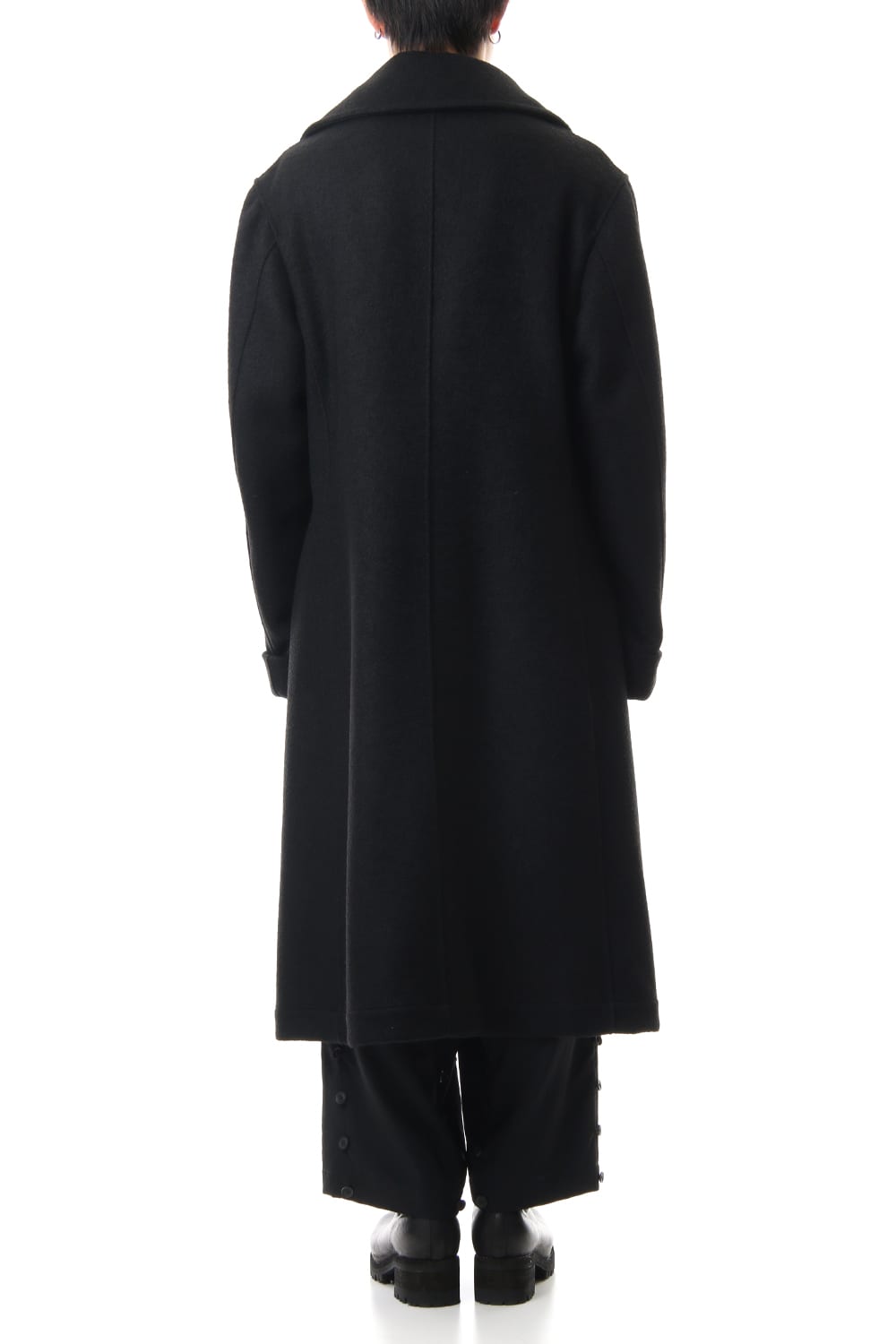 Double Breasted Shawl Collar Coat