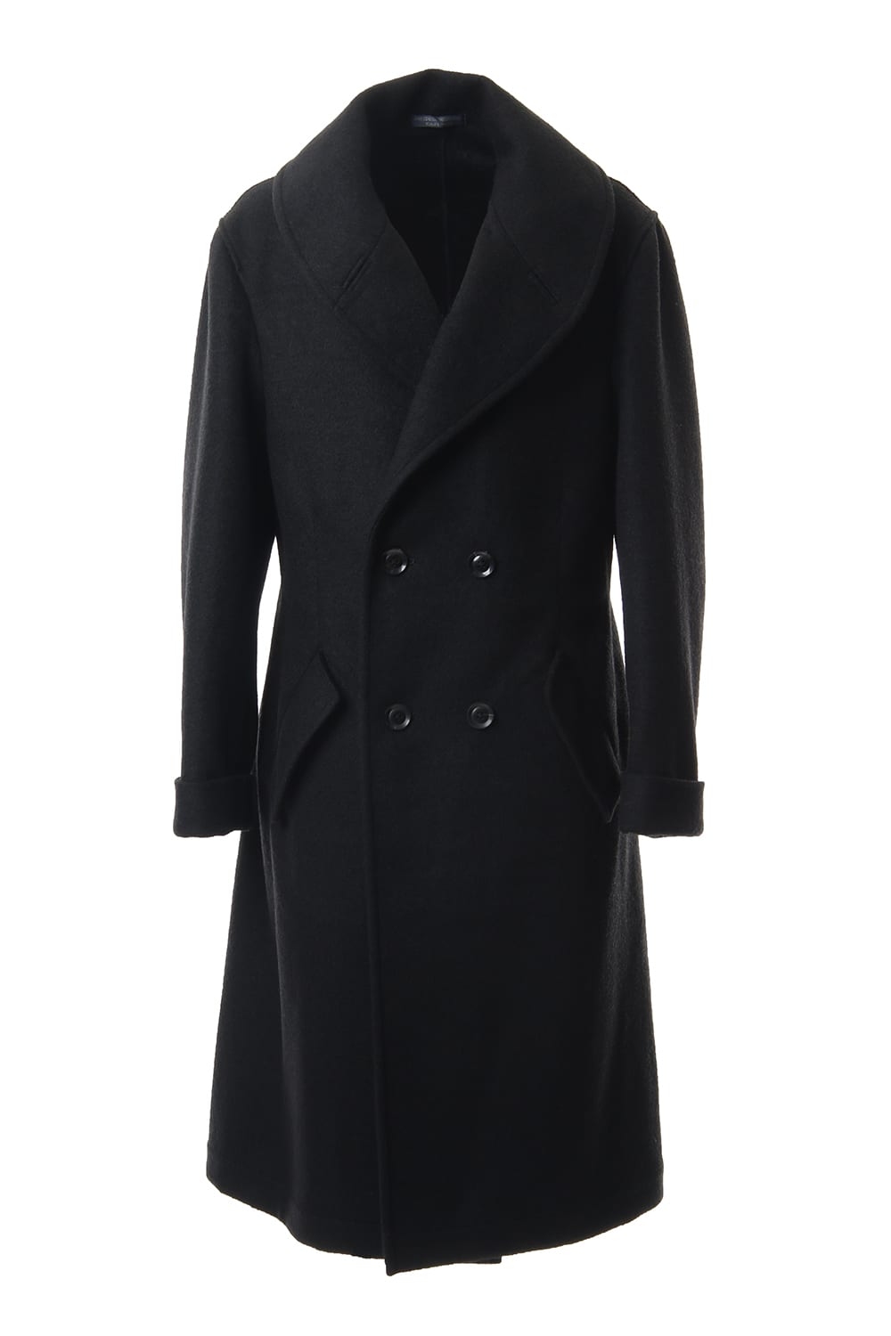 Double Breasted Shawl Collar Coat