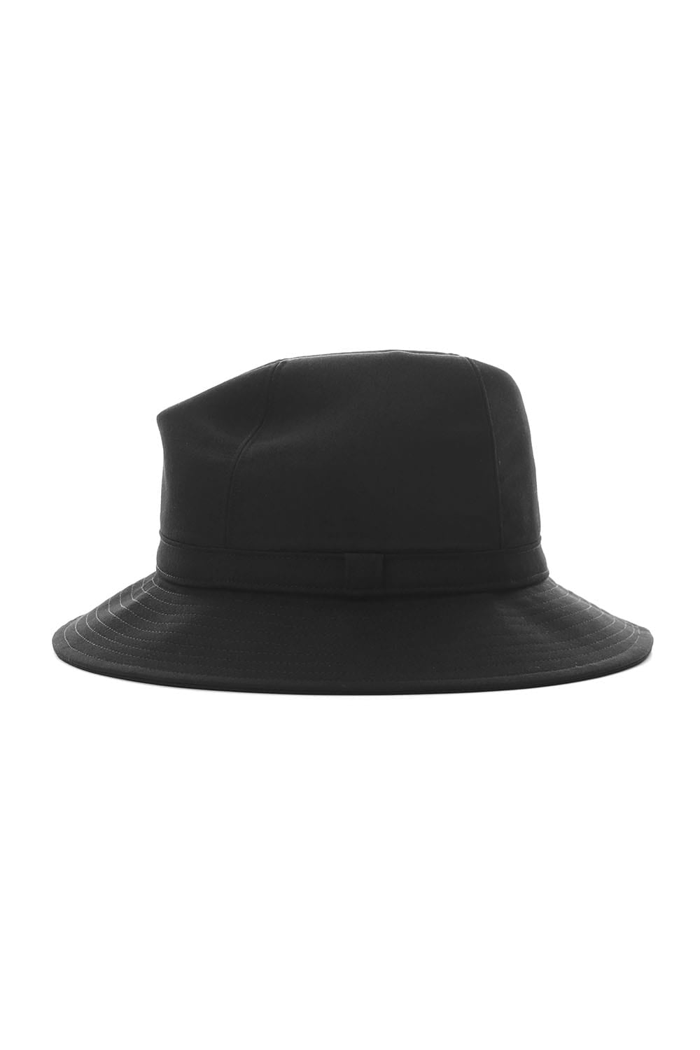 Wrinkled Gabardine Fedora hat