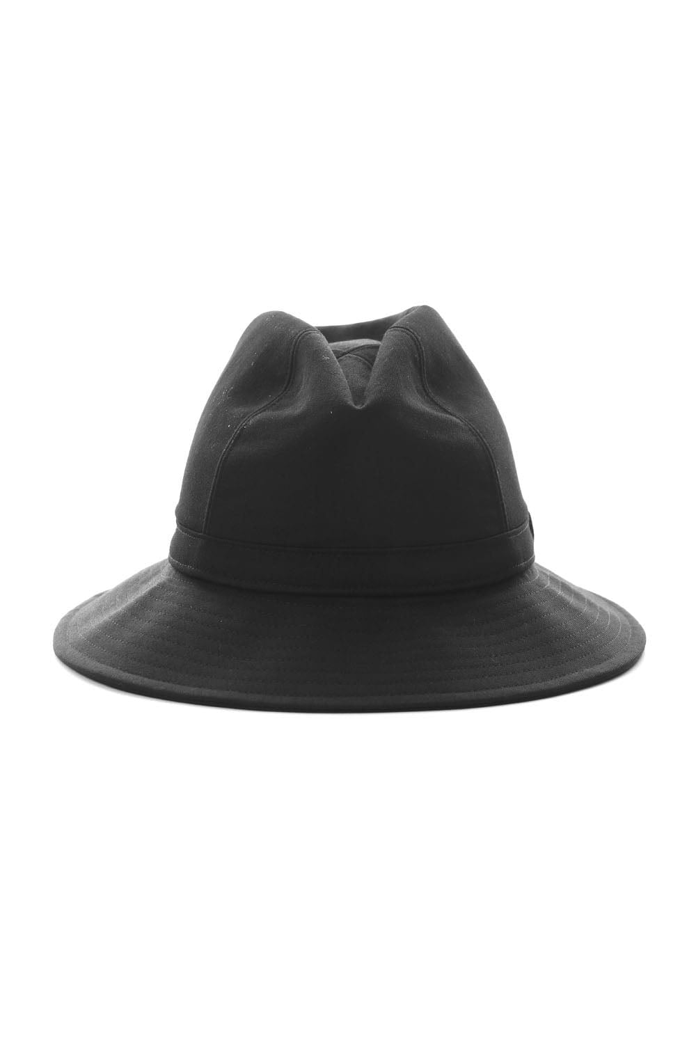 Wrinkled Gabardine Fedora hat