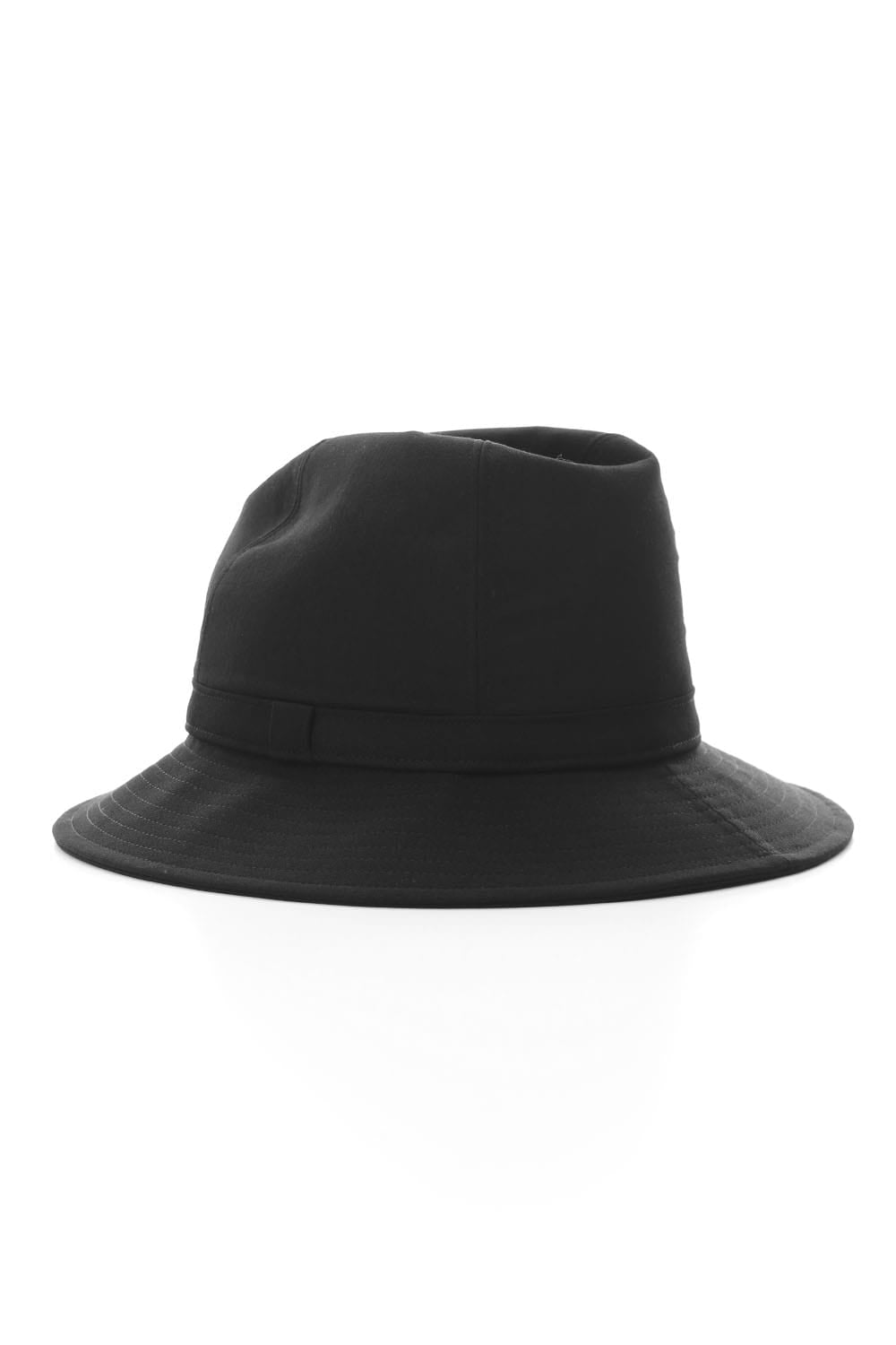 Wrinkled Gabardine Fedora hat