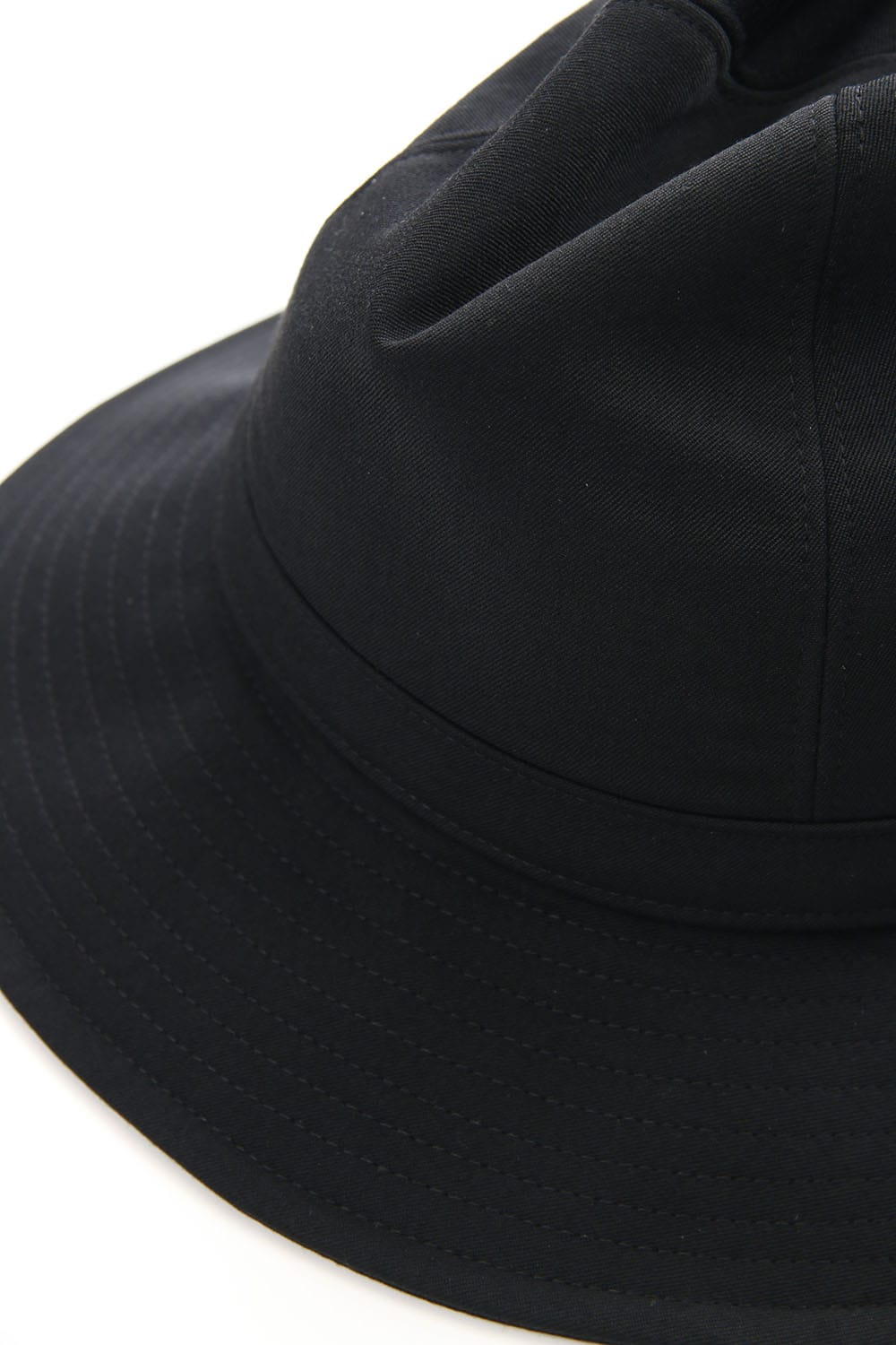 Wrinkled Gabardine Fedora hat