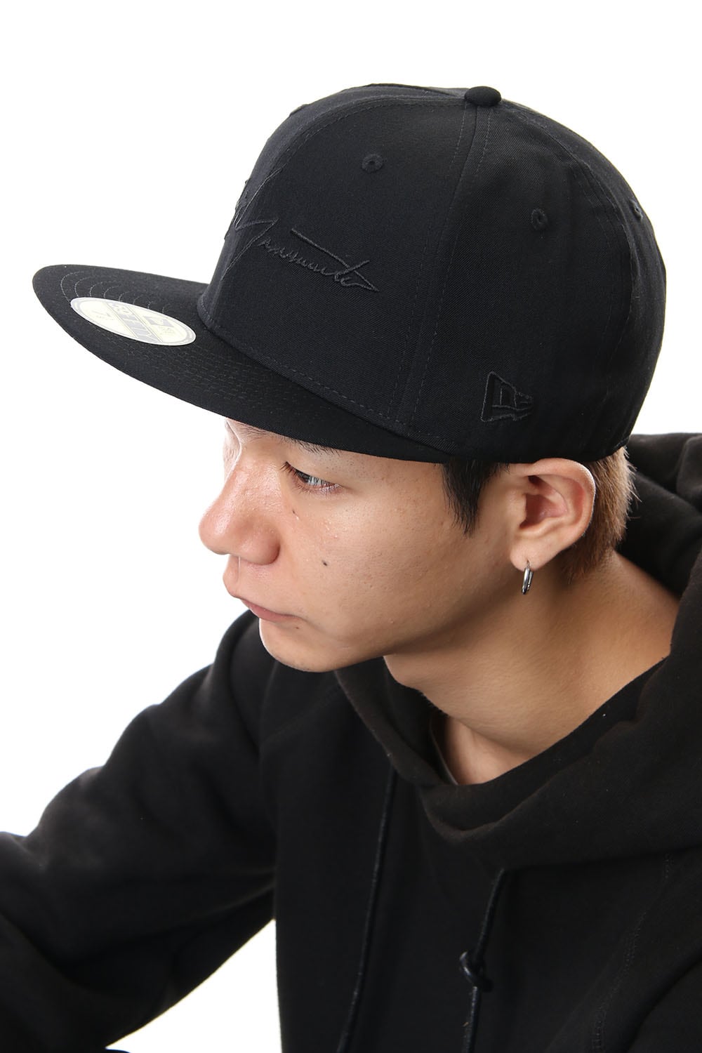 NEW ERA 59FIFTY YY Logo Gabardine Black x Black