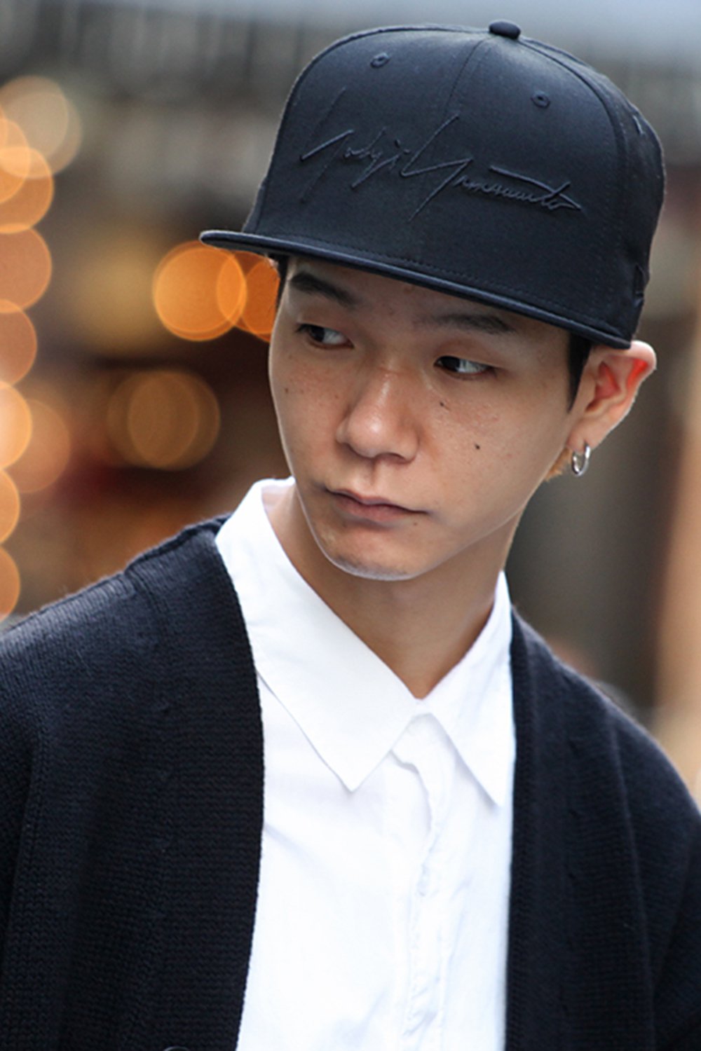 NEW ERA 59FIFTY YY Logo Gabardine Black x Black