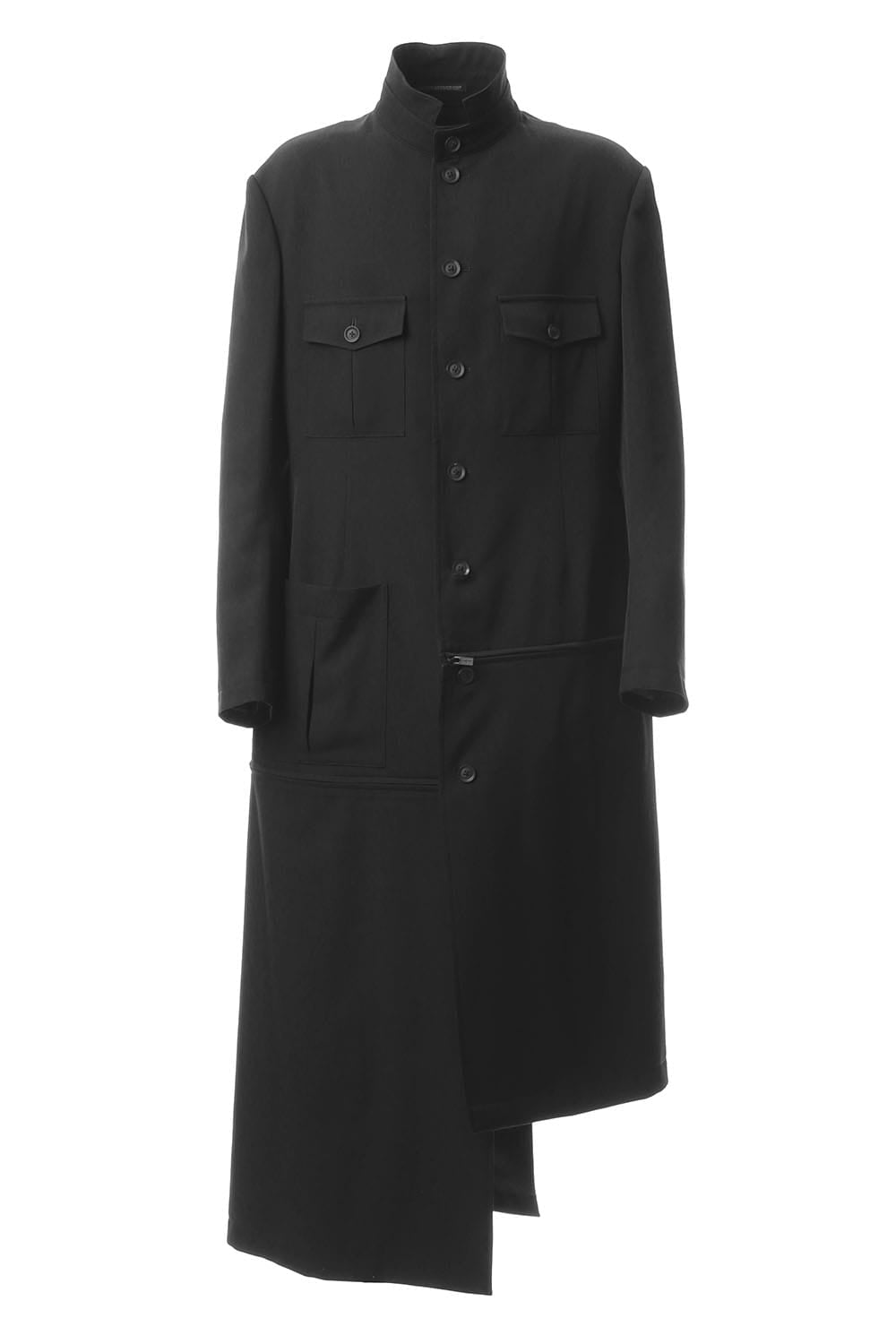 Wrinkled Gabardine Stand  fastenerJacket