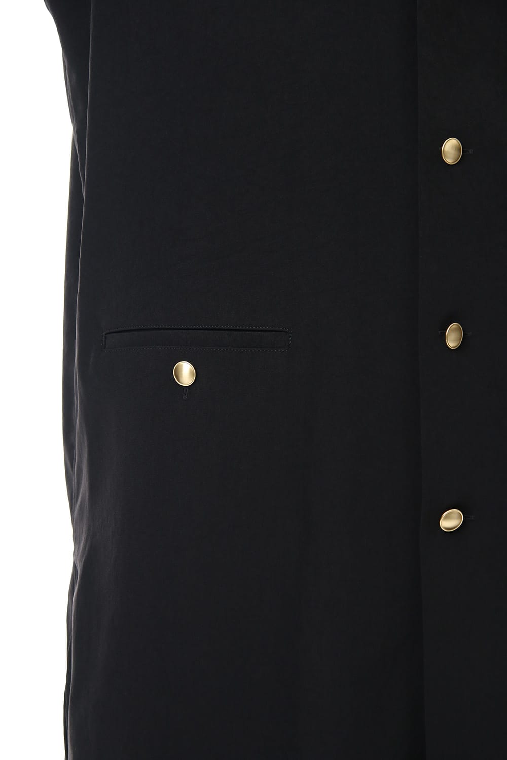 Gold Button Removable Collar Blouse
