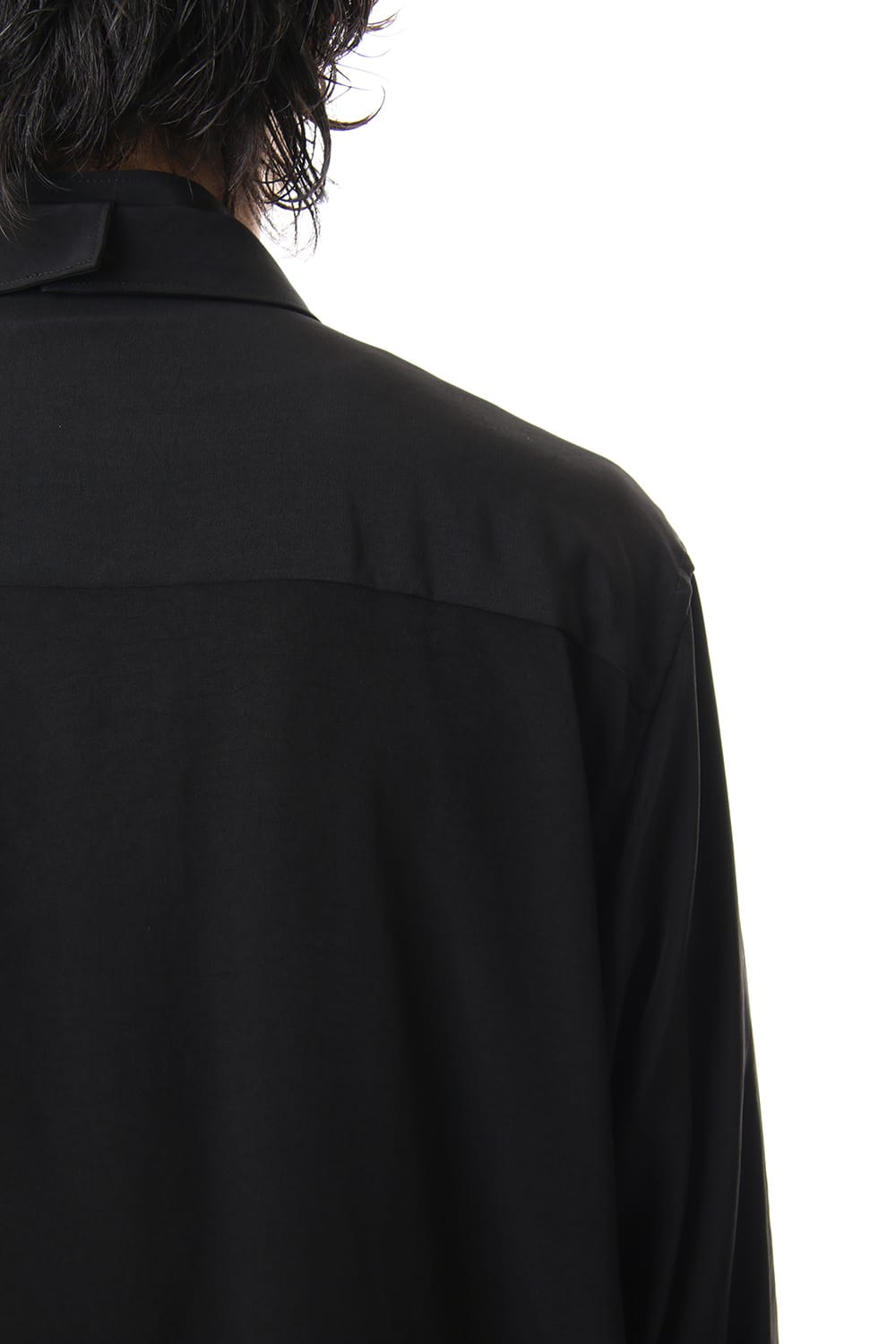 Gold Button Removable Collar Blouse