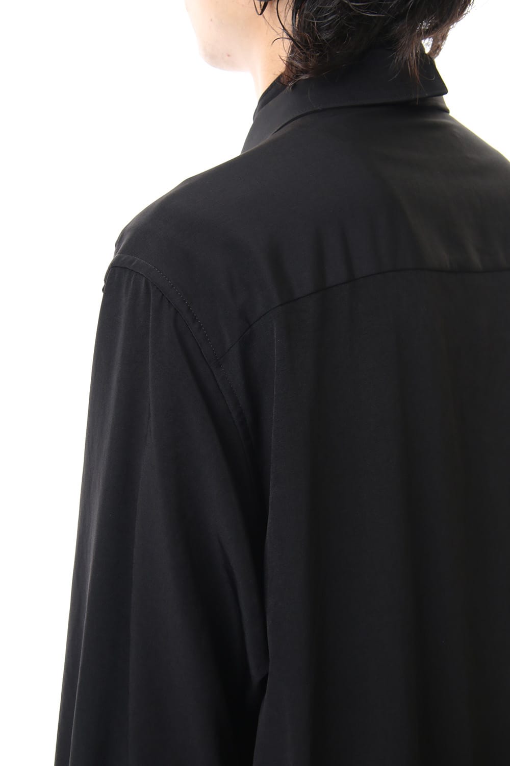 Gold Button Removable Collar Blouse