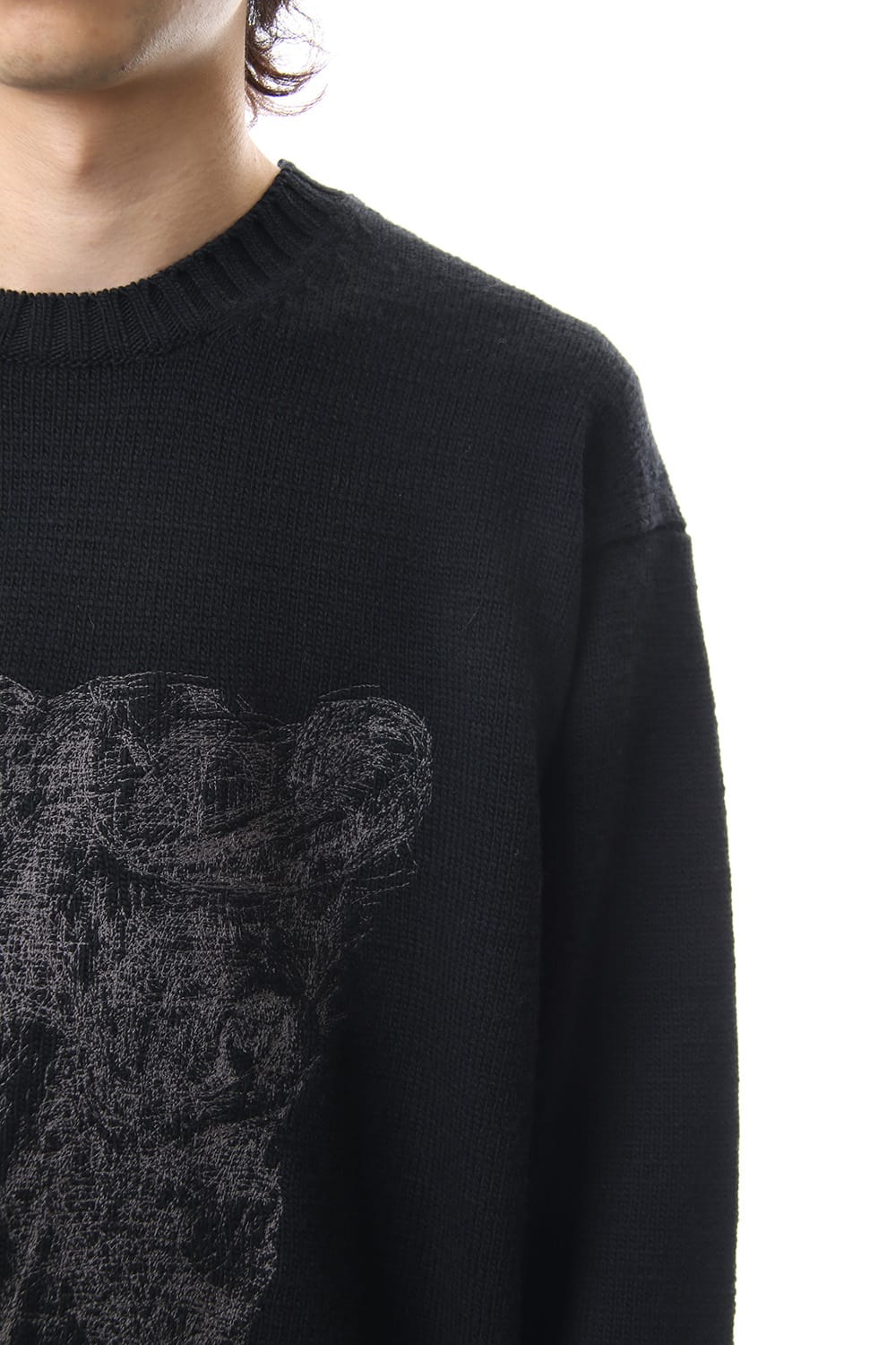 Embroidery 5G Round Neck Knit