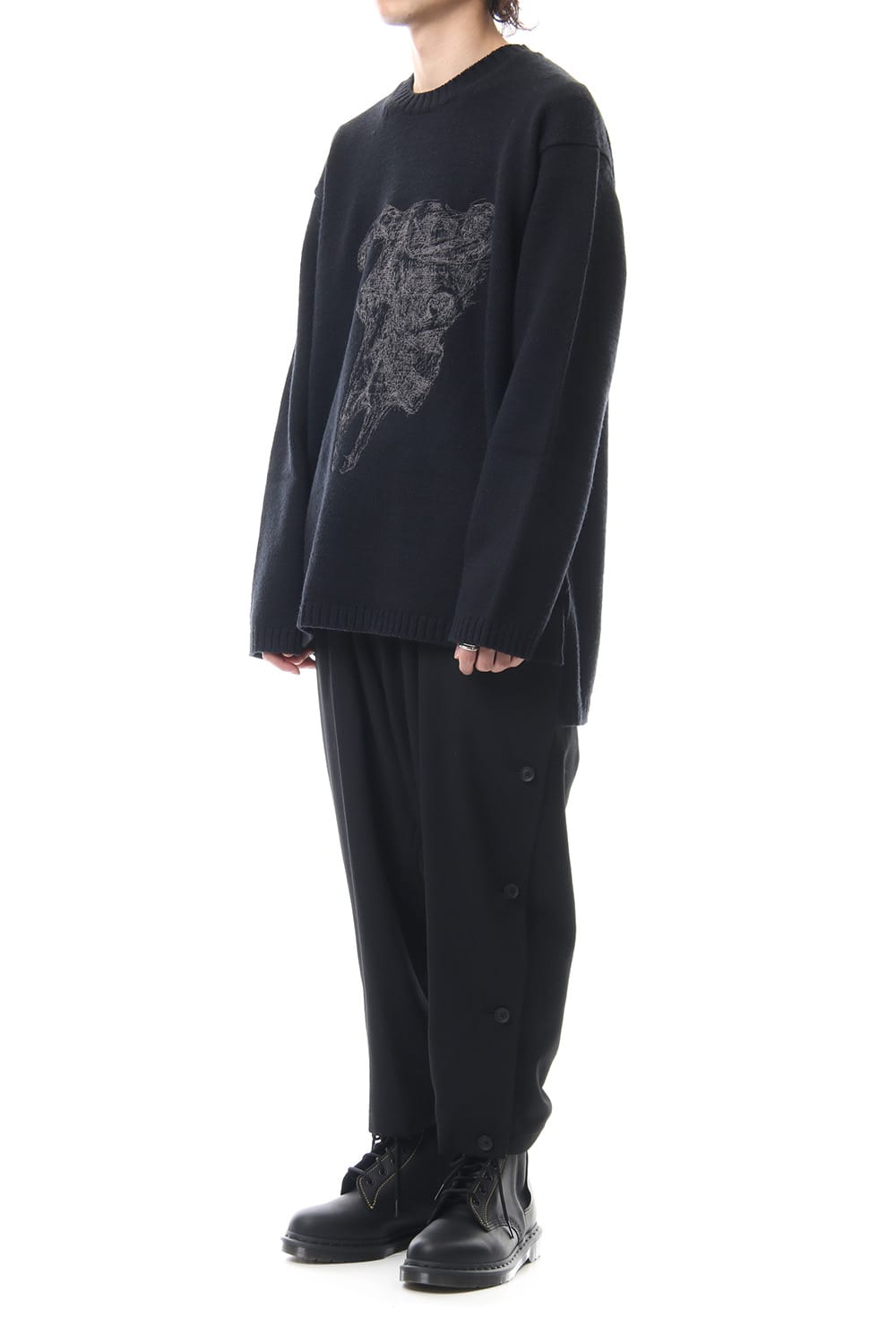 Embroidery 5G Round Neck Knit