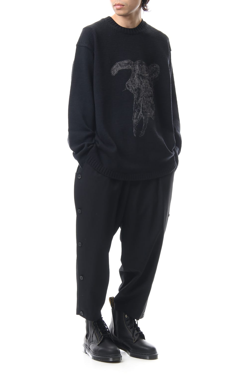 Embroidery 5G Round Neck Knit