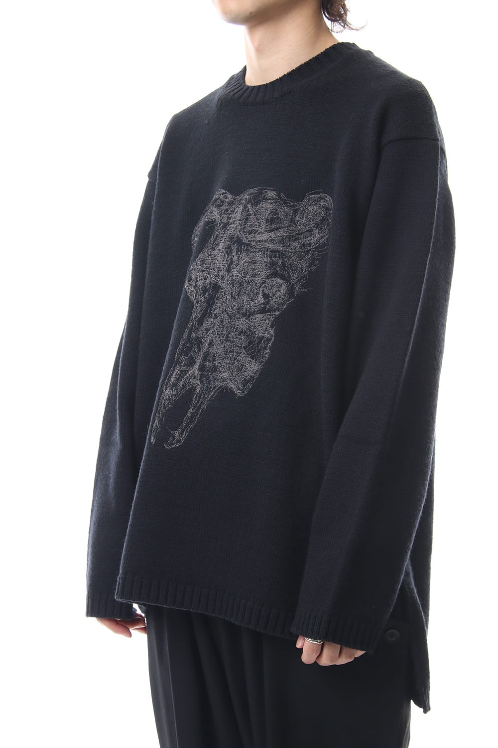 Embroidery 5G Round Neck Knit