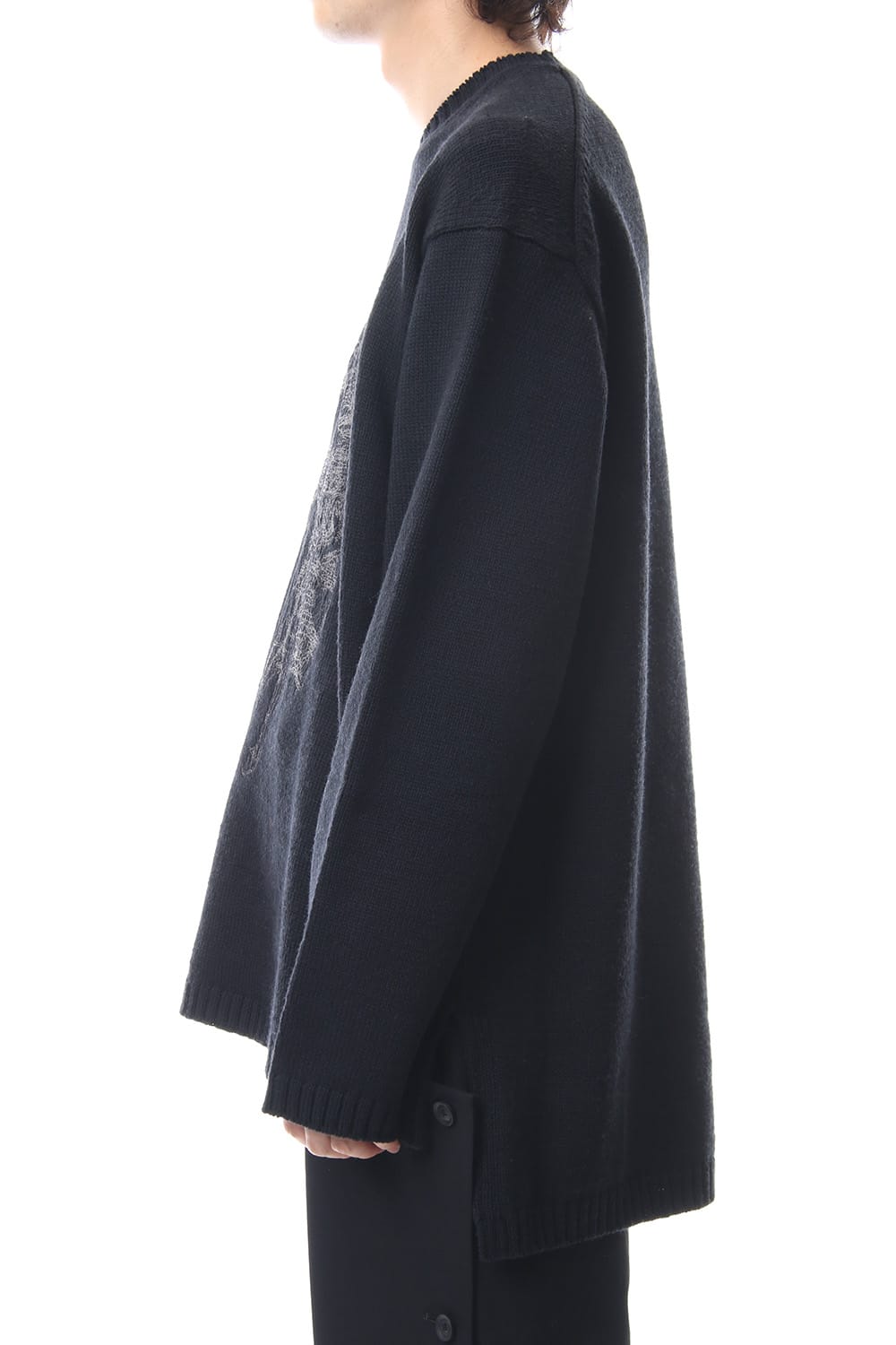 Embroidery 5G Round Neck Knit