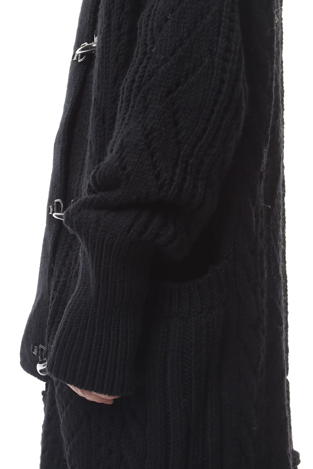 フロント フック ニット コート