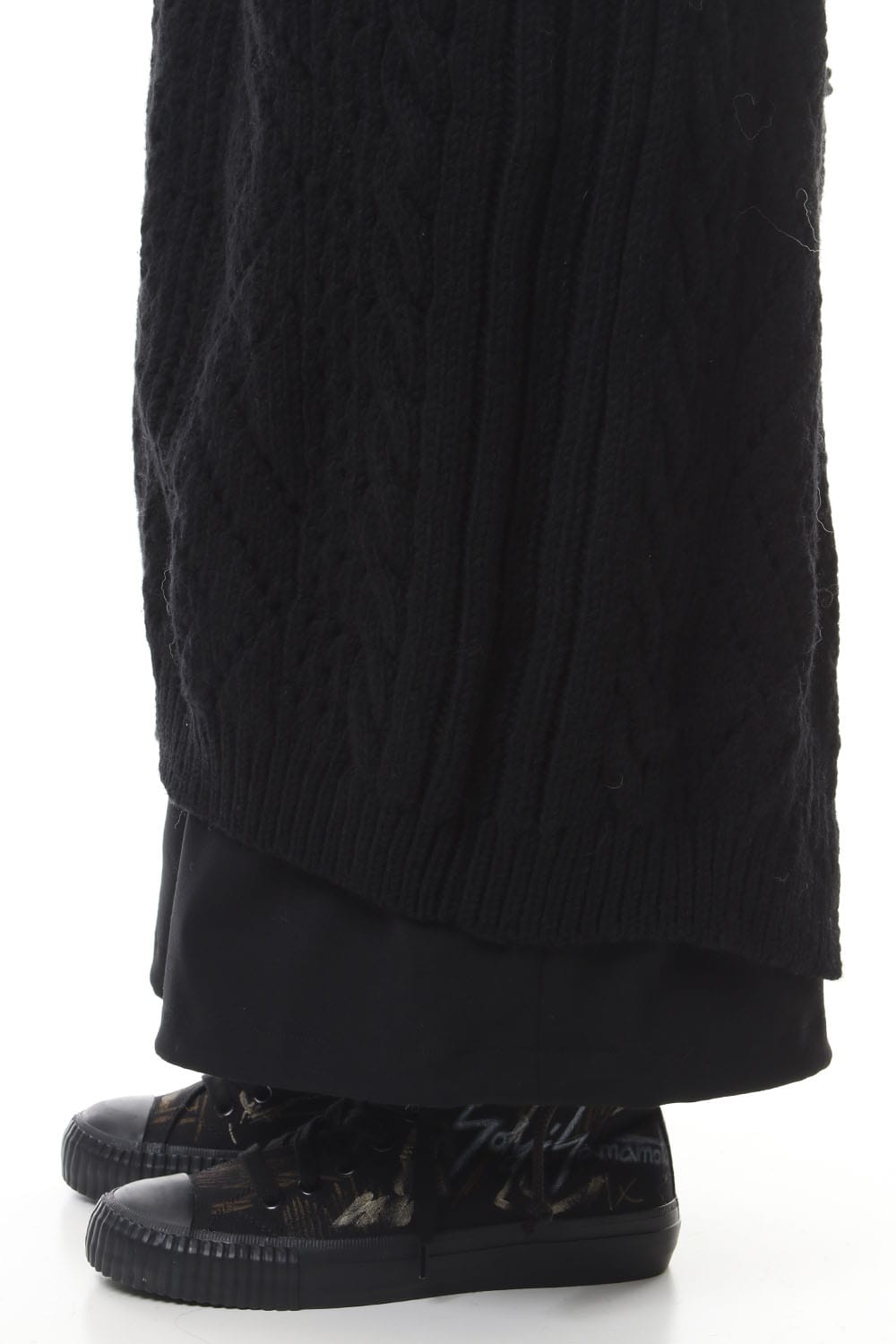 フロント フック ニット コート