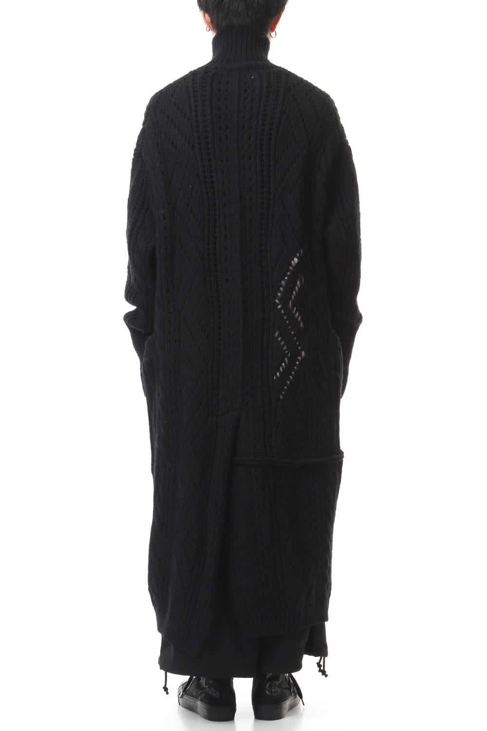 フロント フック ニット コート