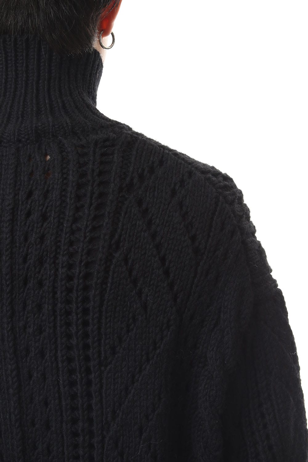 フロント フック ニット コート